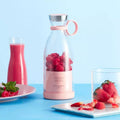 6-Blade Electric Portable Mini Juicer Bottle – USB Rechargeable & Waterproof Personal Blender